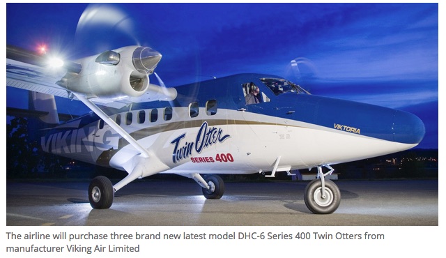 Twin Otter plane for fiji